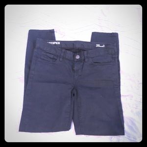 J. Crew Size 25 Black Toothpick Jeans